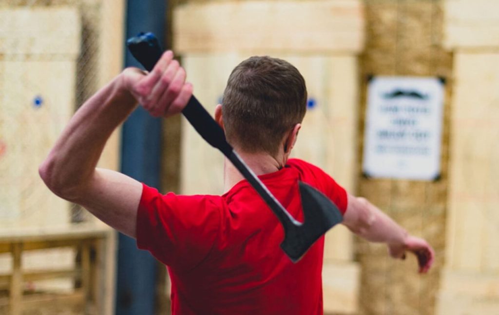 What is axe-throwing?